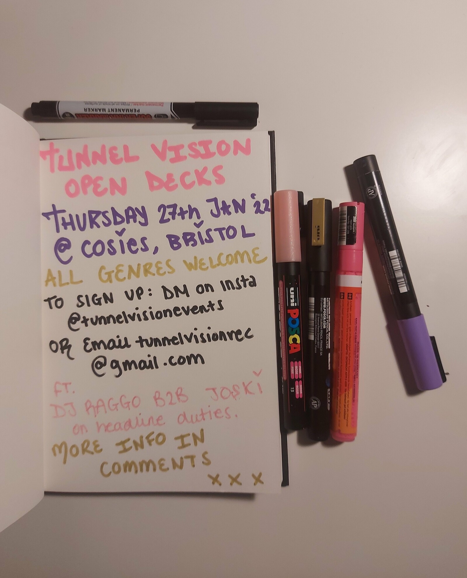 Tunnel Vision Open Decks Ft. DJ Raggo B2B Joski at Cosies