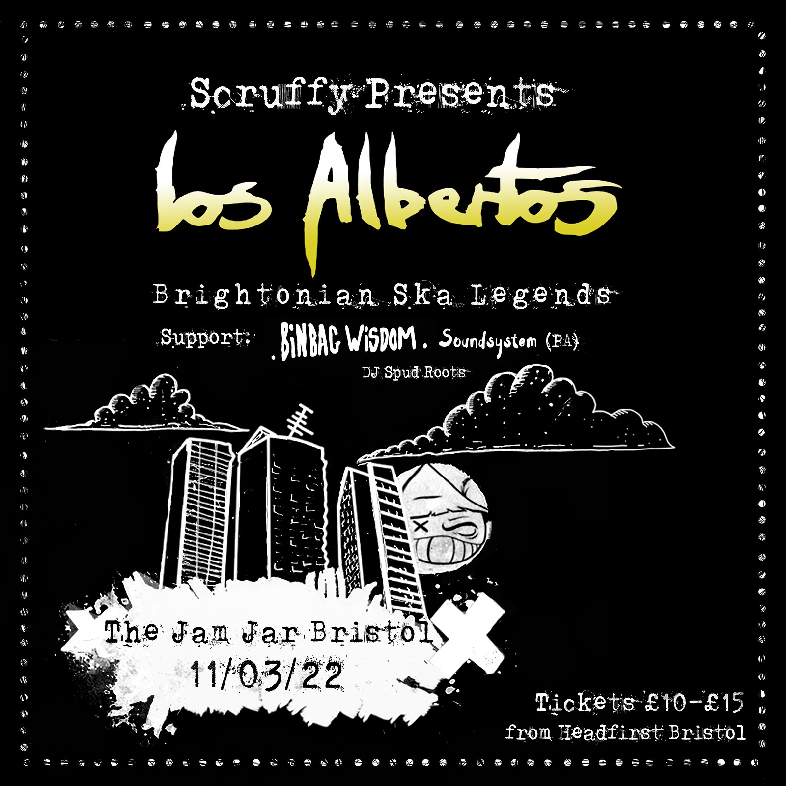 Los Albertos + Binbag Wisdom Soundsystem at The Jam Jar