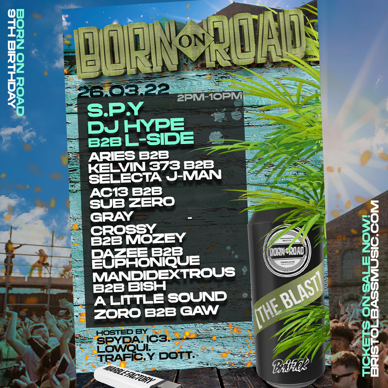 Born On Road x  Bristol Day Rave at Motion
