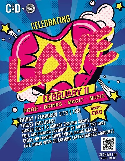 Valentines Dining Experience at The Cloak and Dagger