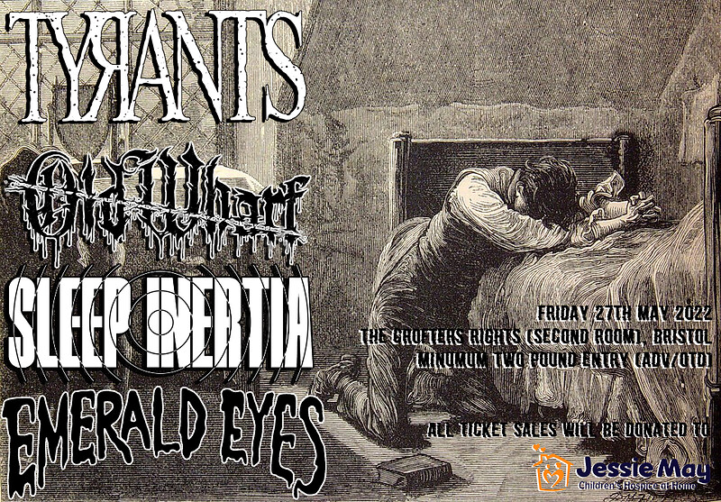 Tyrants, Old Wharf, Sleep Inertia & Emerald Eyes at Crofters Rights