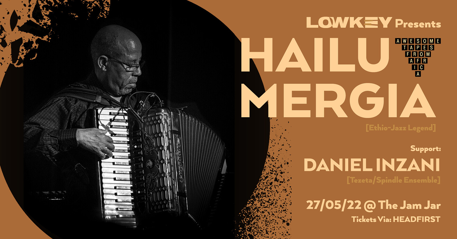 Hailu Mergia + Daniel Inzani + DJ set at The Jam Jar