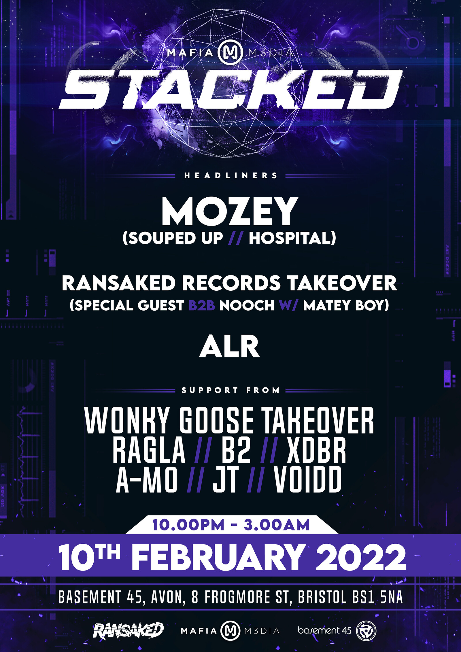 Stacked Presents MOZEY at Basement 45