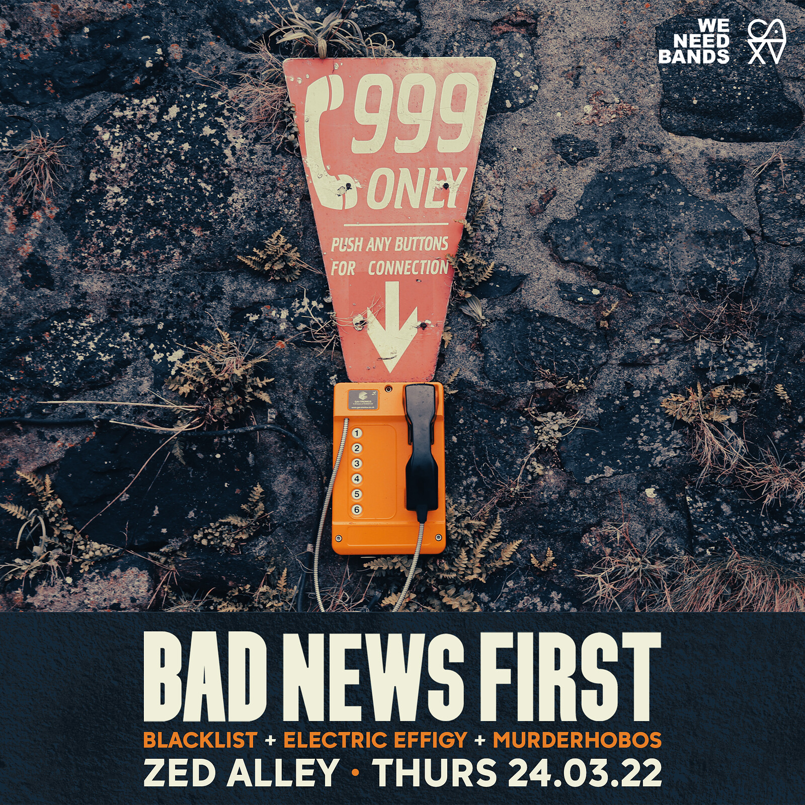 WE NEED BANDS | Bad News First + Support at Zed Alley