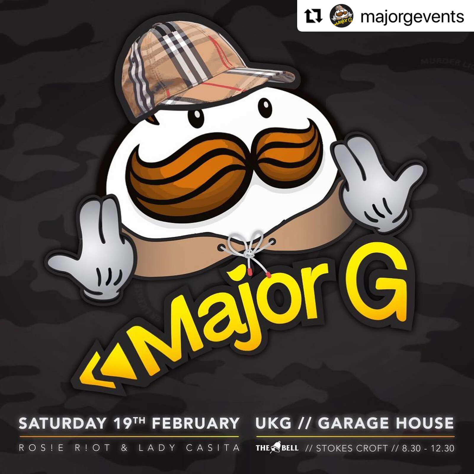 Major G at The Bell, Stokes Croft