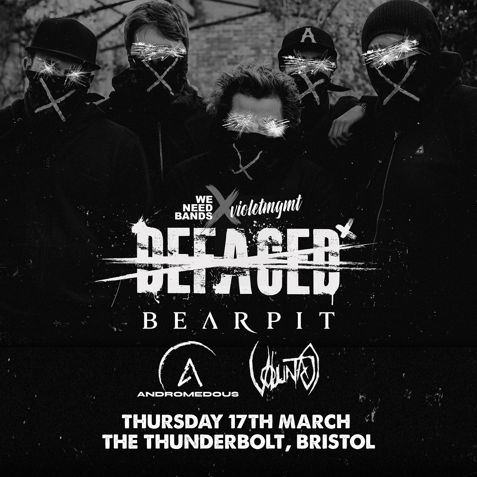 WE NEED BANDS | Defaced + Support at The Thunderbolt