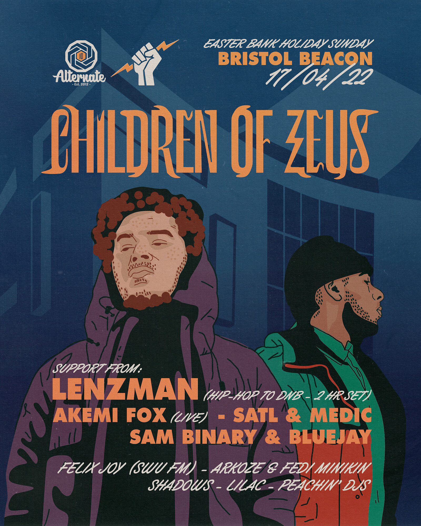 Alternate10 - Children of Zeus, Lenzman, Akemi Fox at Bristol Beacon