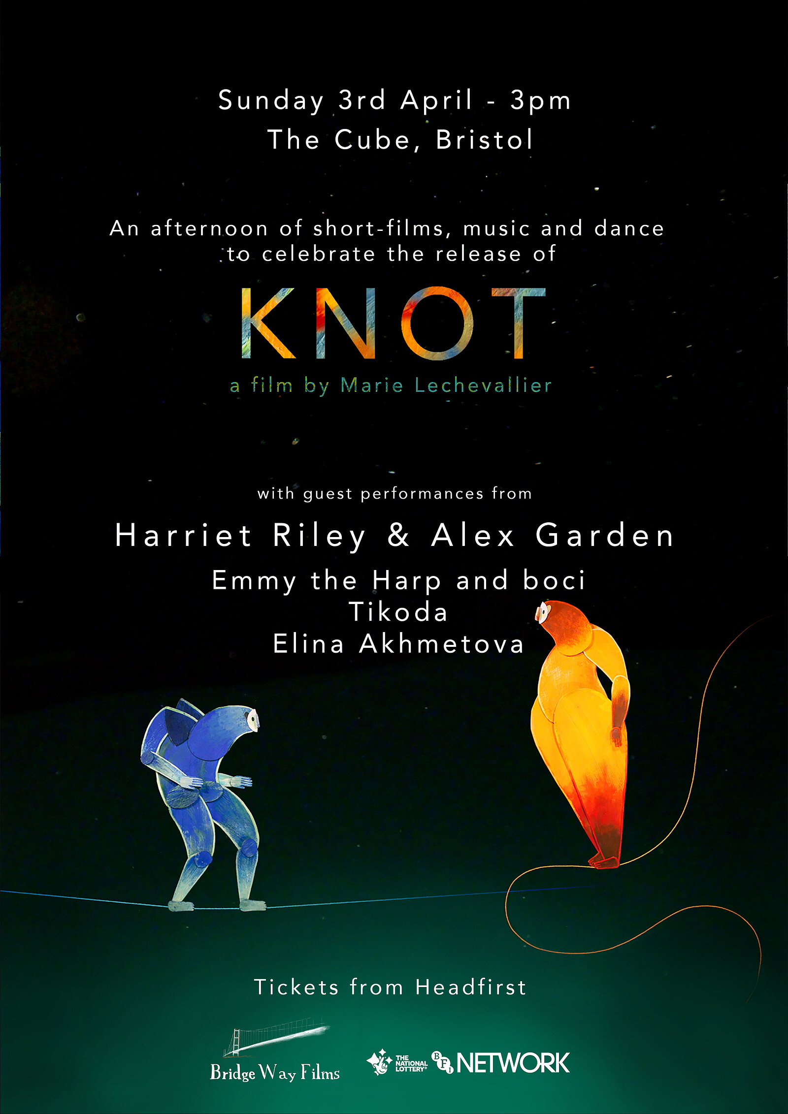 KNOT w/ Alex Garden & Harriet Riley SOLD OUT at The Cube