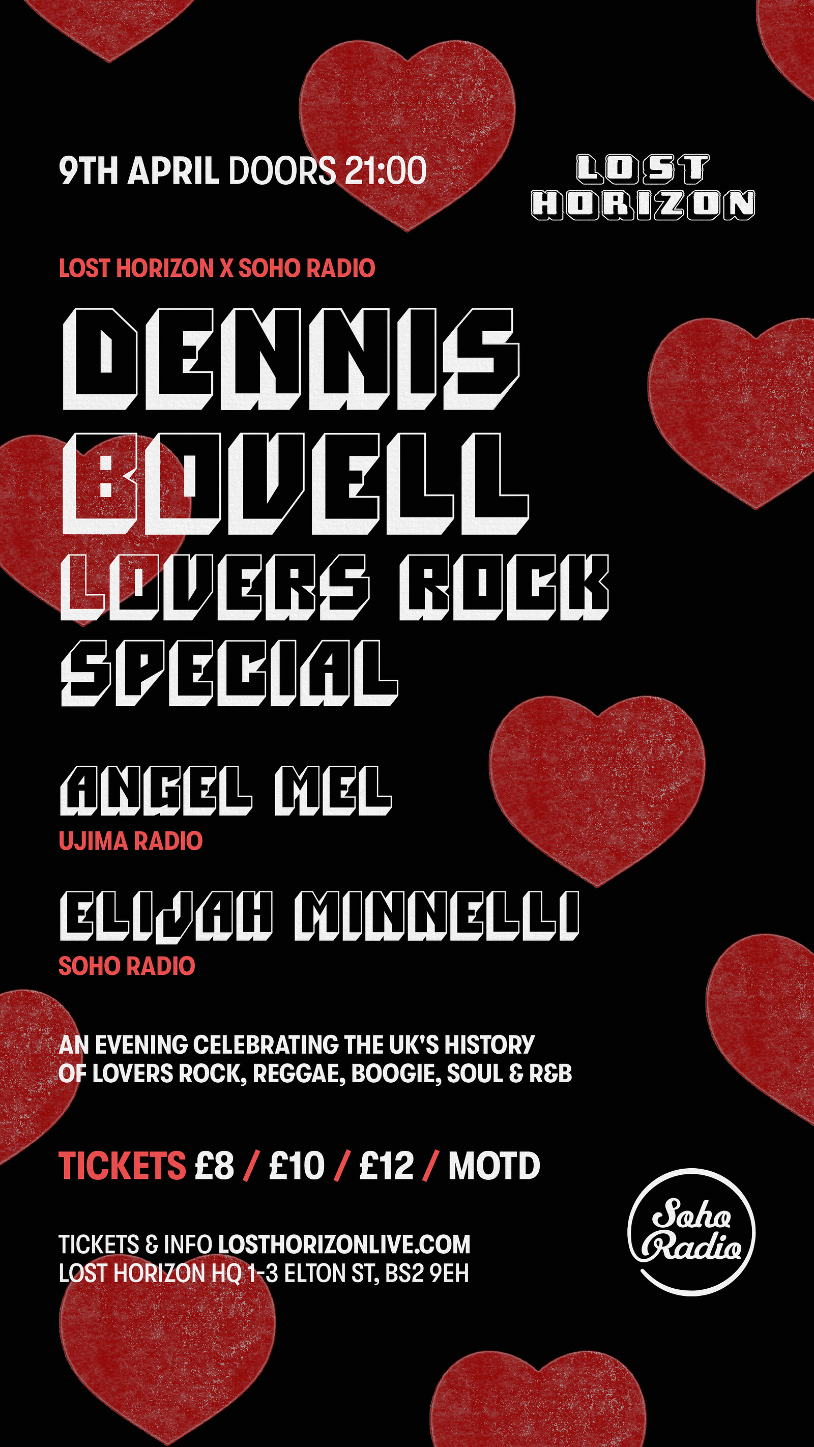 Soho Radio w/ Dennis Bovell **Tickets OTD** at Lost Horizon
