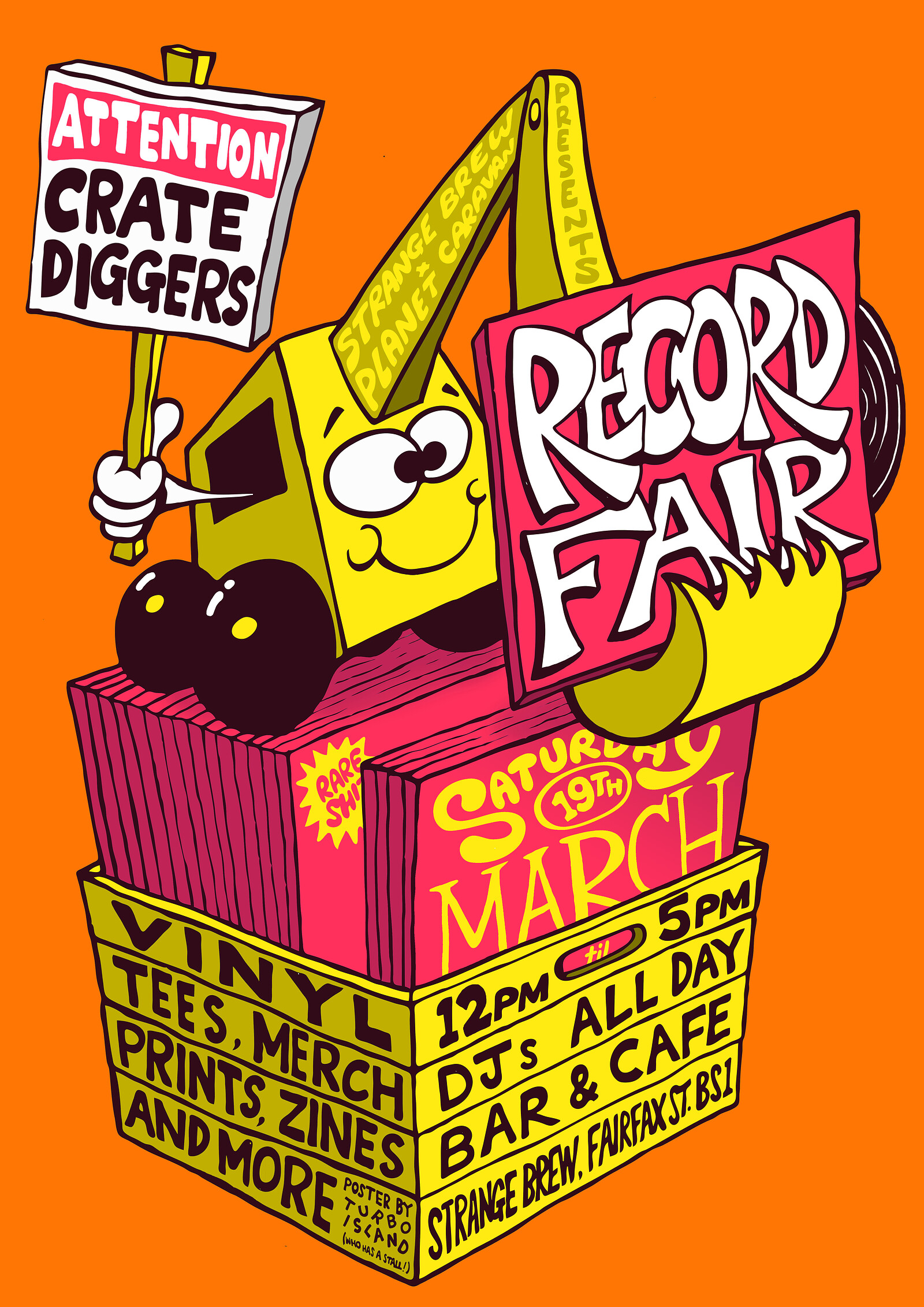Planet Caravan Record Fair at Strange Brew