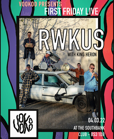 VOOKOO - RWKUS // King Heron | Jazz Night at SouthBank