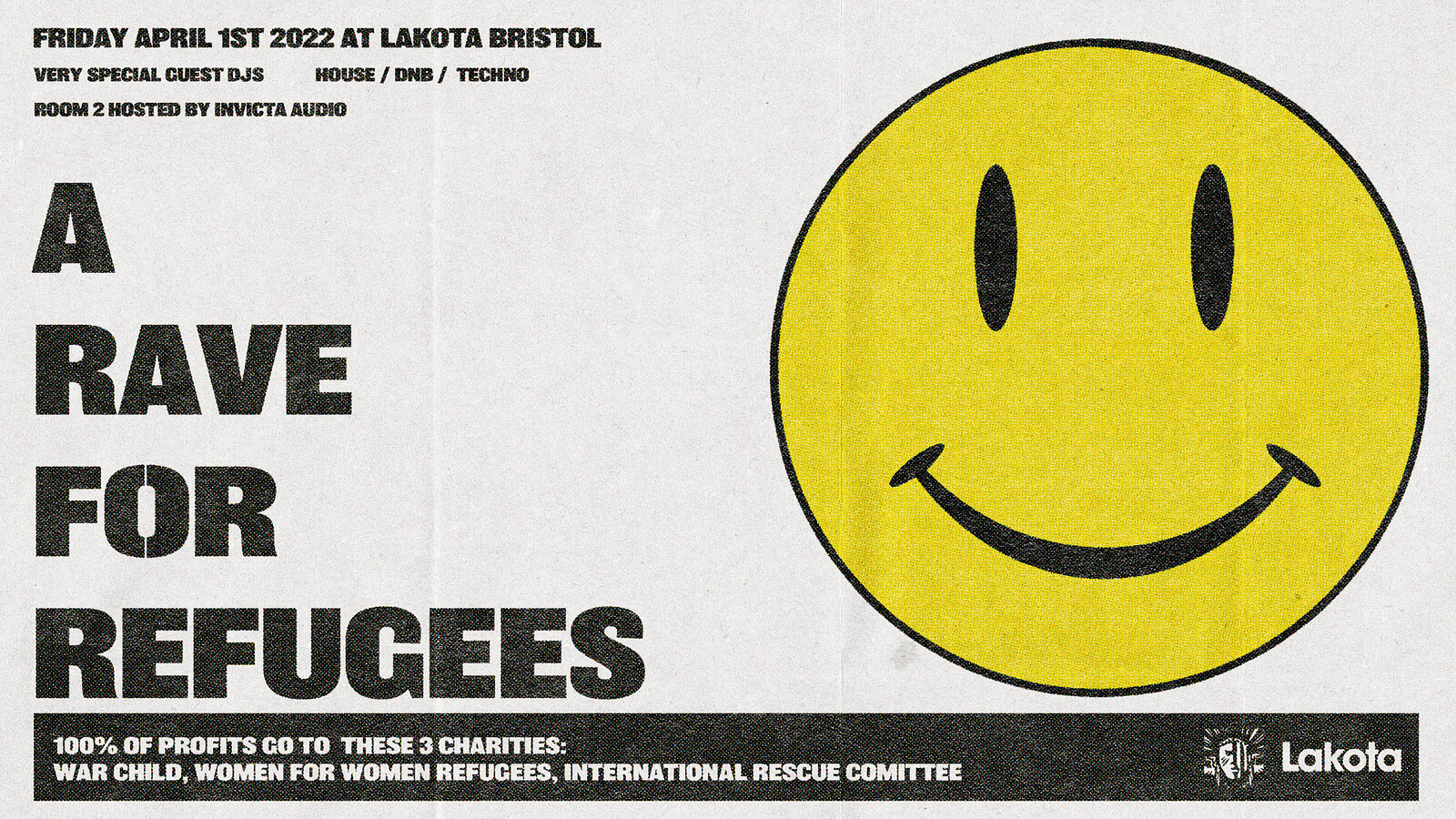 A Rave For Refugees at Lakota