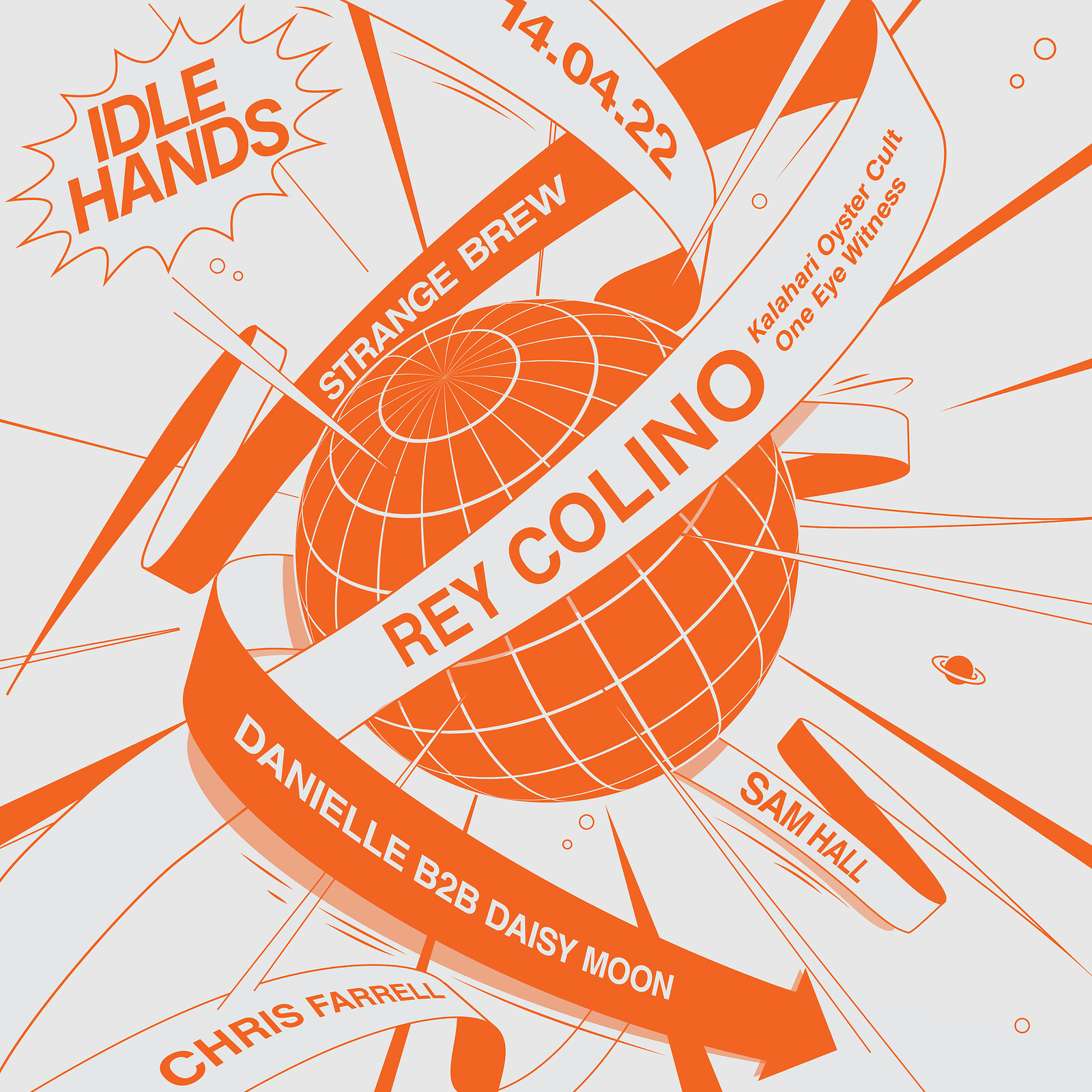 Idle Hands w/ Rey Colino, Danielle, Daisy Moon +++ at Strange Brew