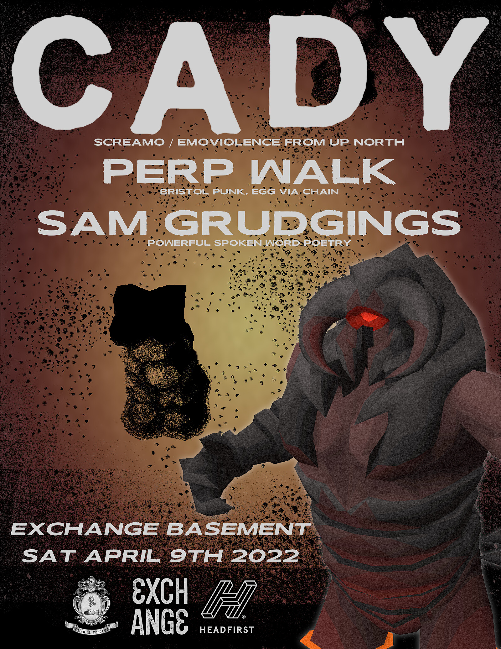 CADY + KNIFEDOUT + PERP WALK + SAM GRUDGINGS at Exchange