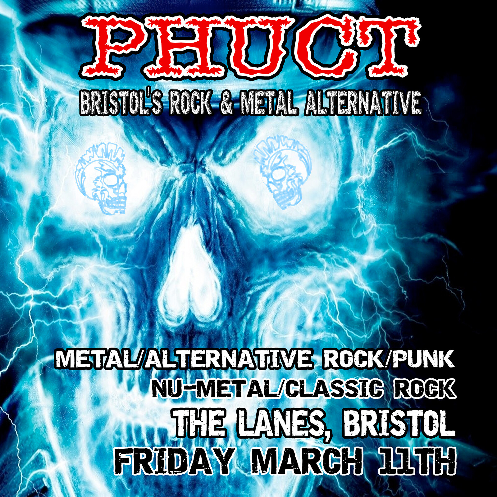 PHUCT - Bristol's Rock & Metal Alternative at The Lanes
