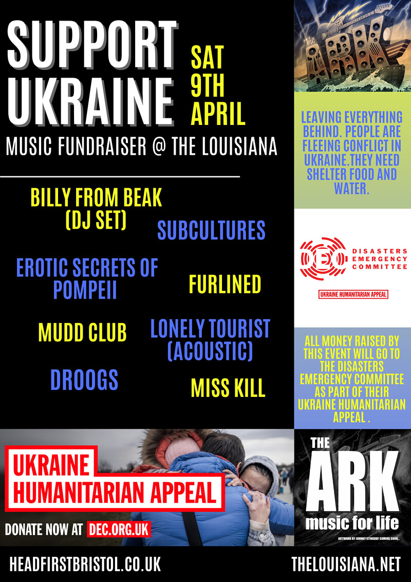 Ukraine Benefit Gig at The Louisiana