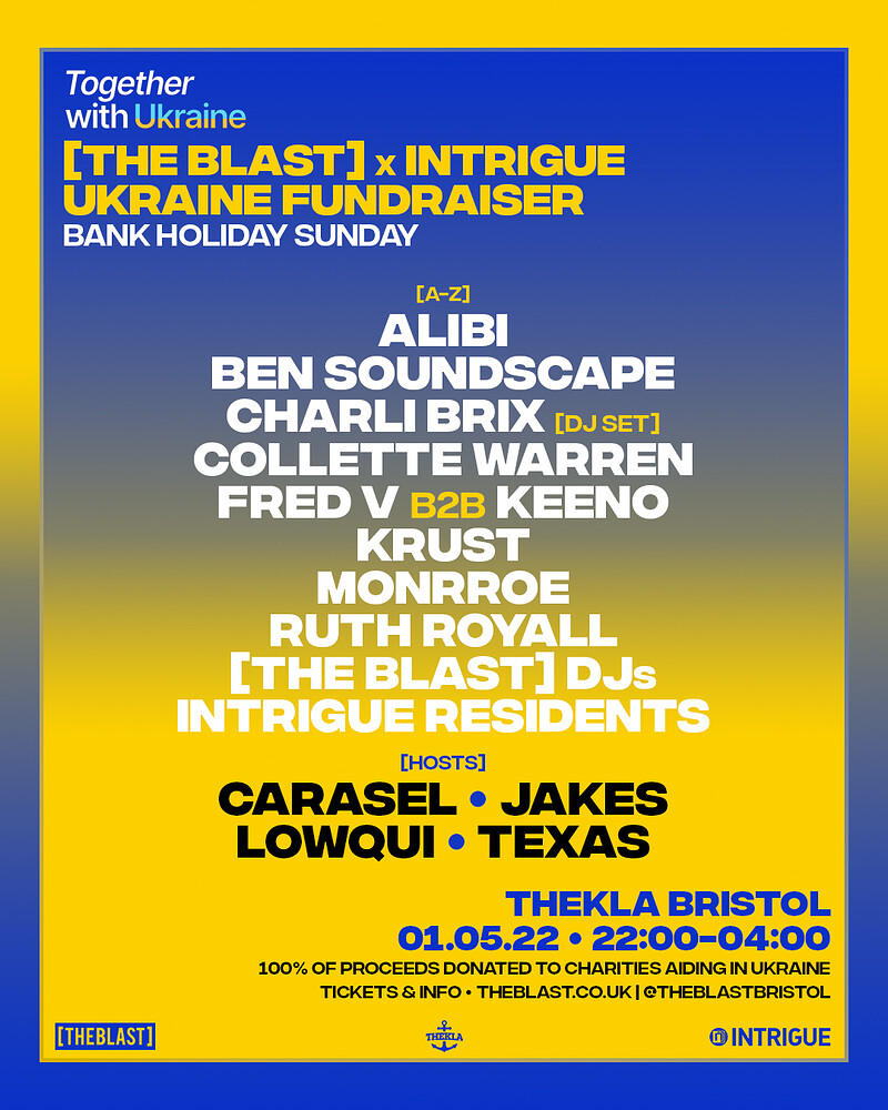 x Intrigue // Ukraine Fundraiser at Thekla