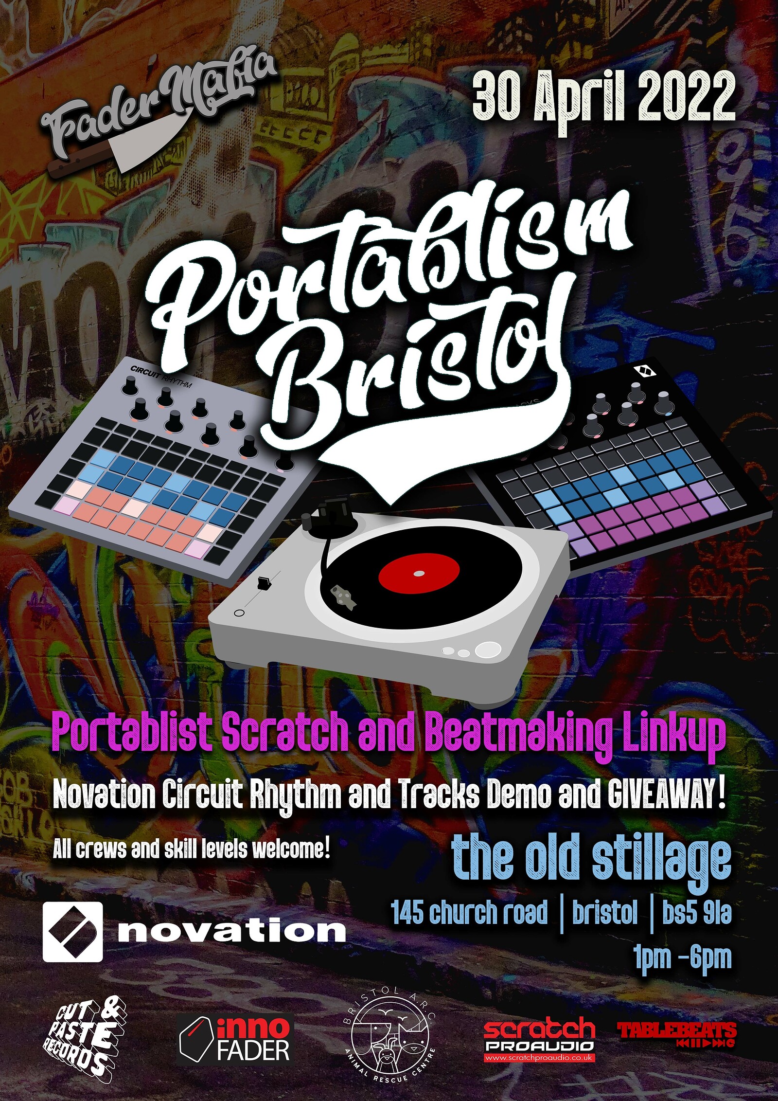Fader Mafia presents Portablism Bristol at The Old Stillage