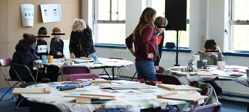 Poster Making with Careful Now Collective at PRSC