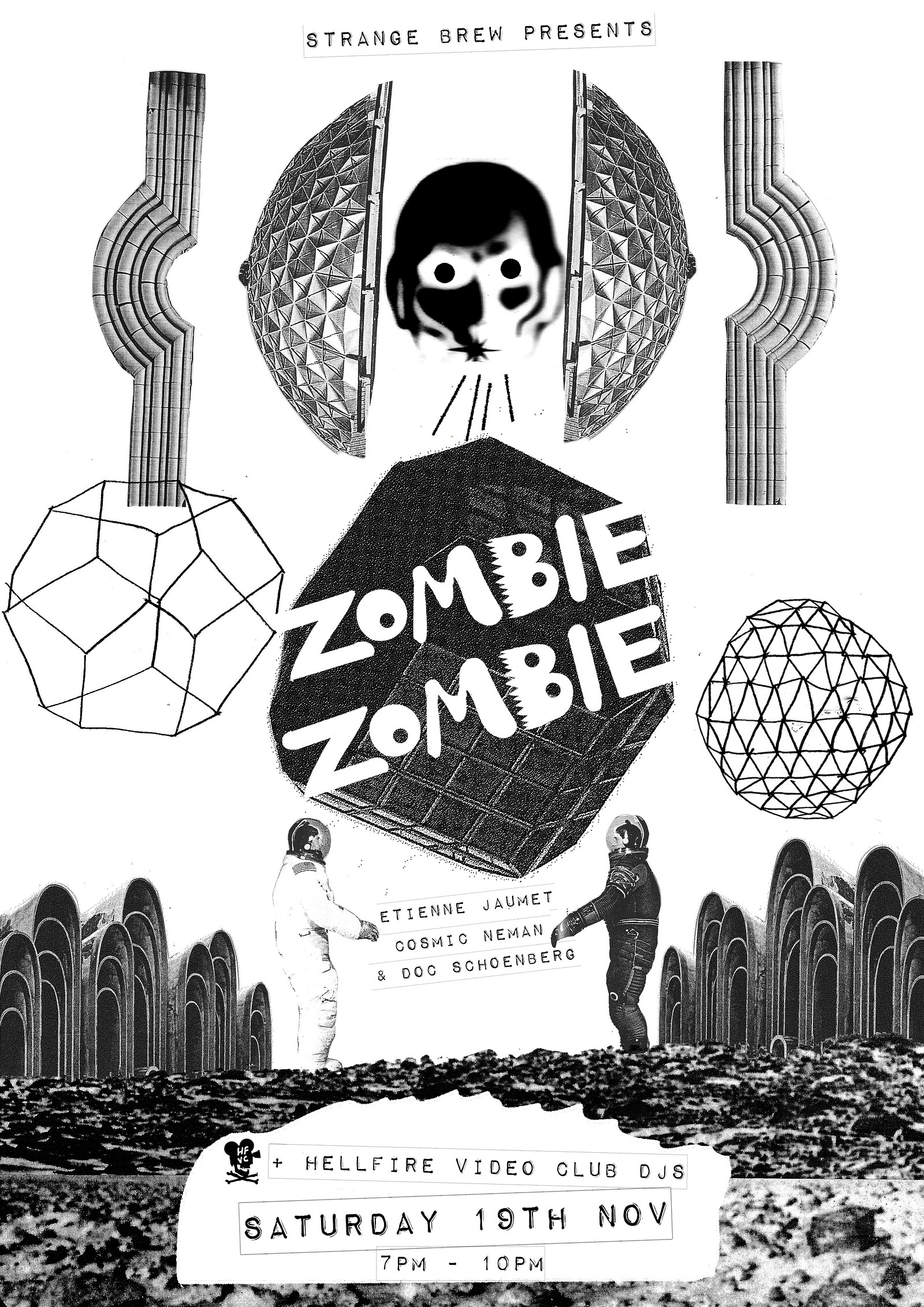 Zombie Zombie  + Hellfire Video Club at Strange Brew