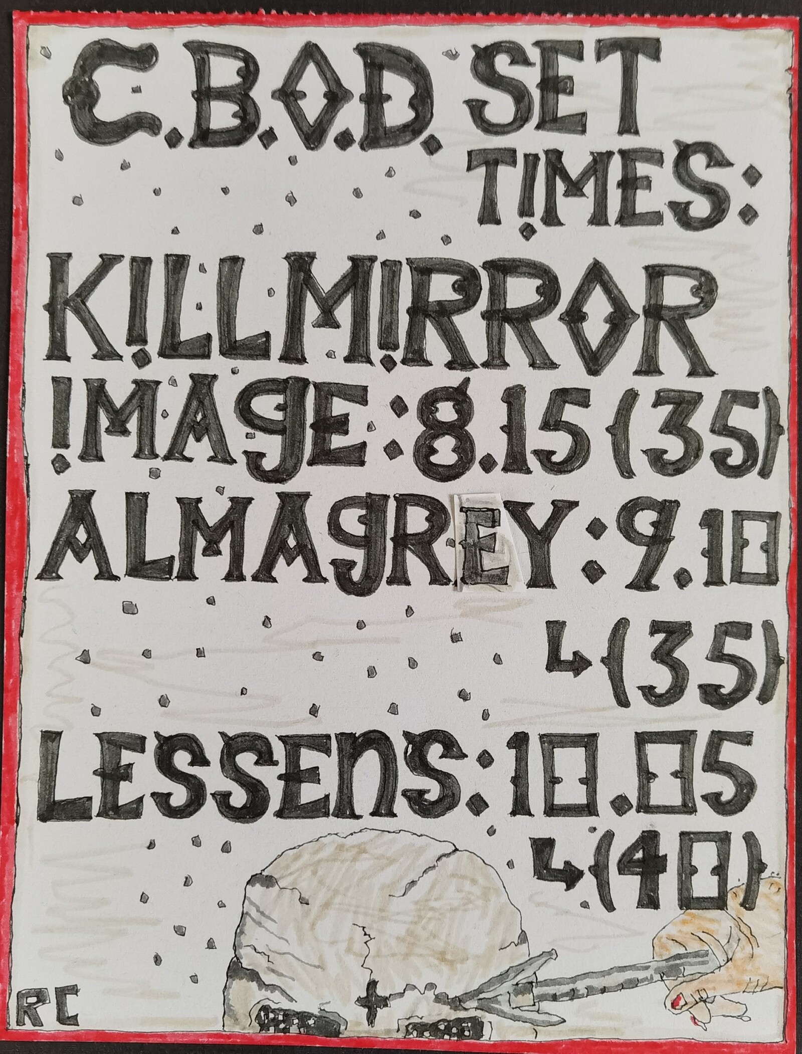 CBOD presents :Lessens + Almagrey + Kill Mrrr Img at The Thunderbolt