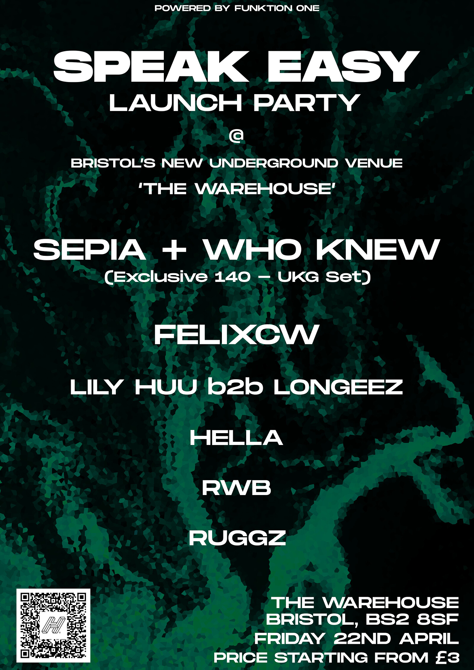 Speak Easy - Launch Night at The Warehouse