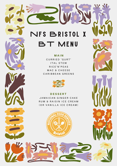 National Food Service Bristol - Post BT meal at Malcolm X