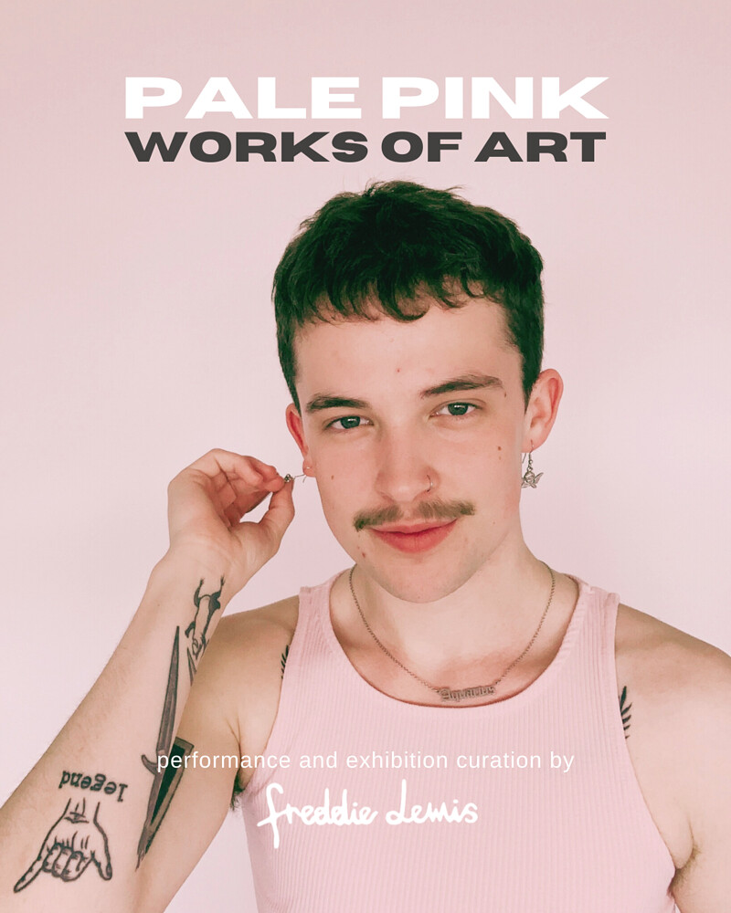 Pale Pink Works of Art with Freddie Lewis at Dareshack