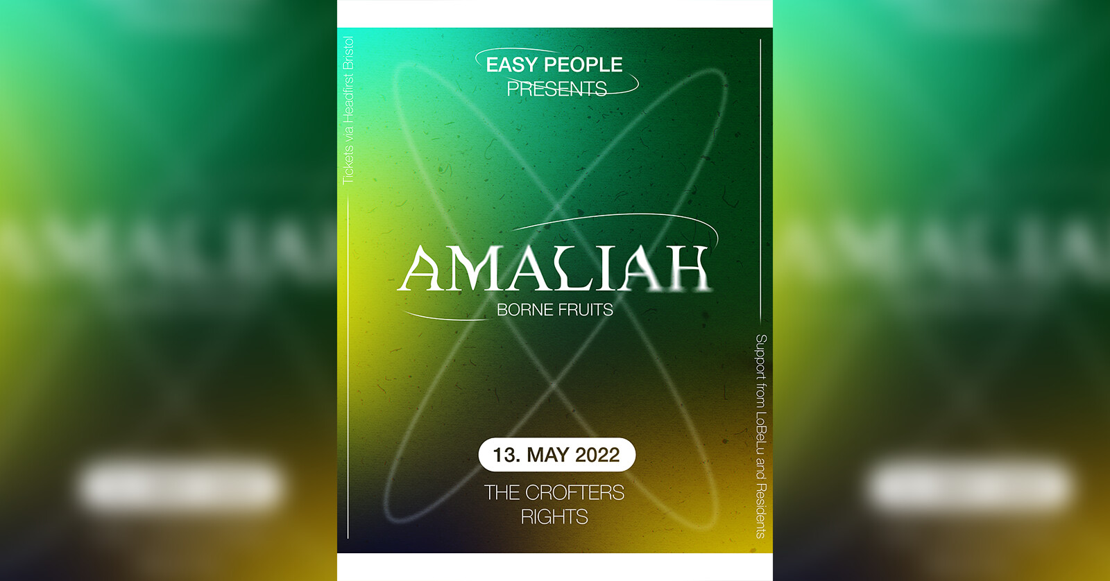 Easy People presents Amaliah at Crofters Rights