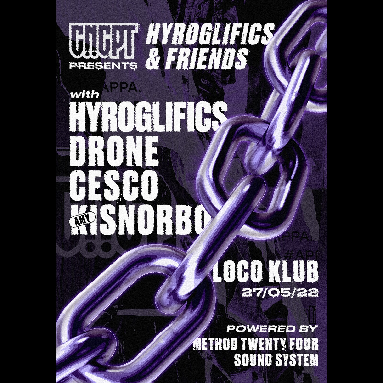 CNCPT Presents: Hyroglifics & Friends at Loco Klub