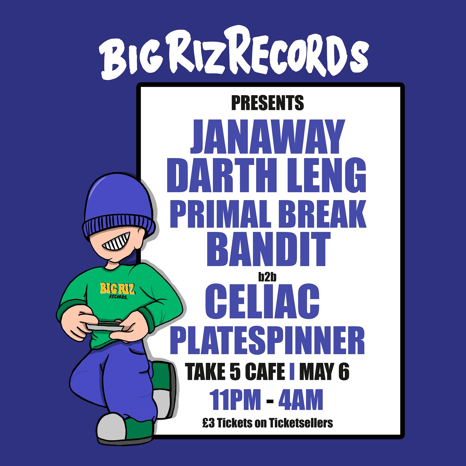 BIG RIZ RECORDS PRESENTS: TAKE 5 CAFE at Take Five Cafe