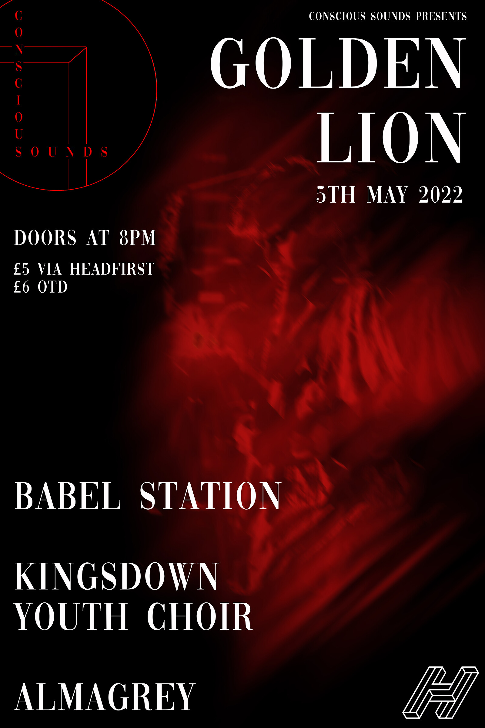 Conscious Sounds presents-  AlmaGrey at The Golden Lion