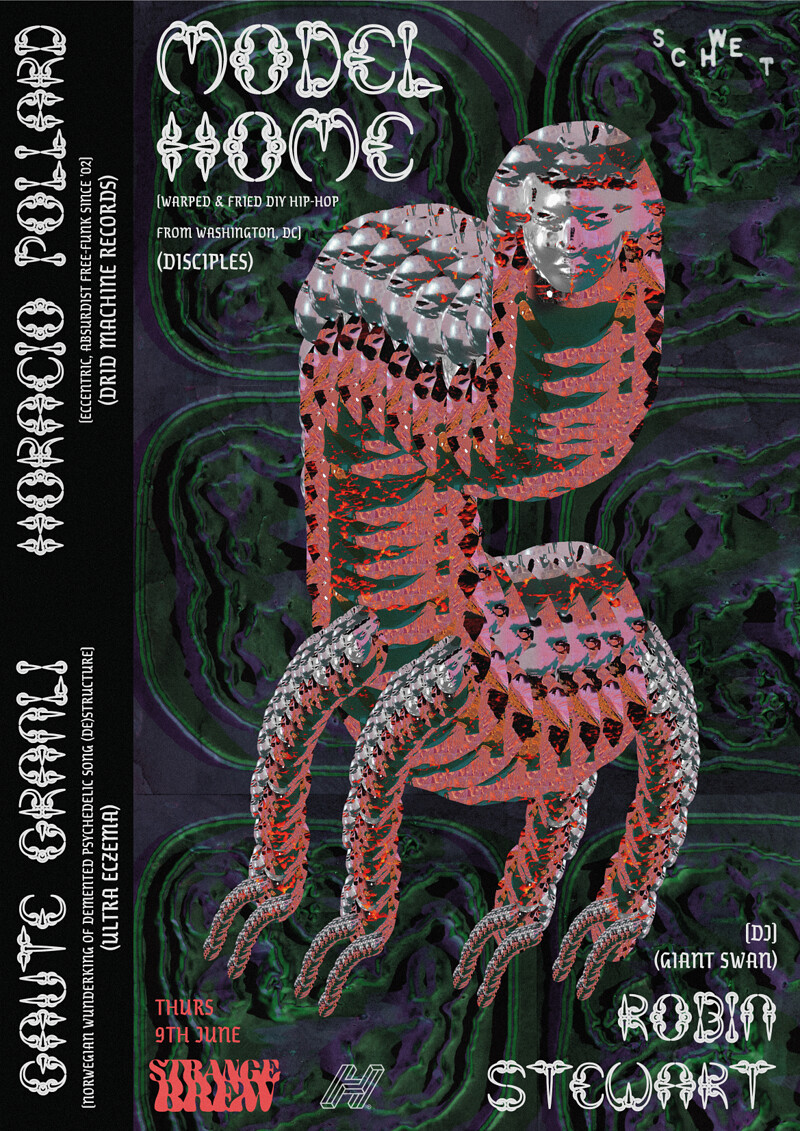 Schwet with model home, Gaute Granli, Bambi Redux at Strange Brew