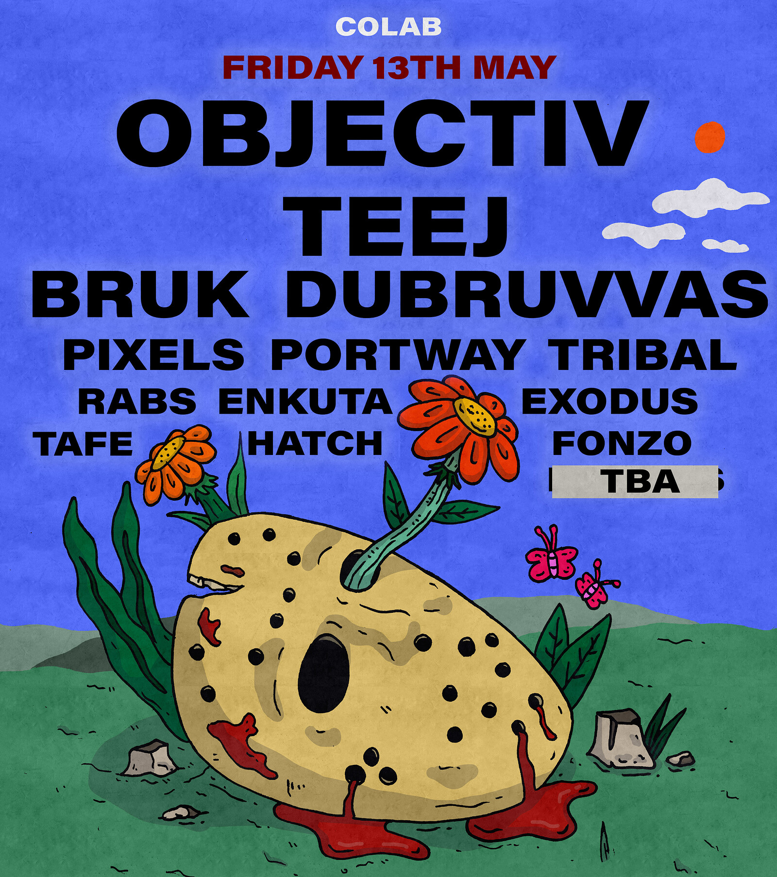 COLAB 003 // OBJECTIV & TEEJ at Basement 45