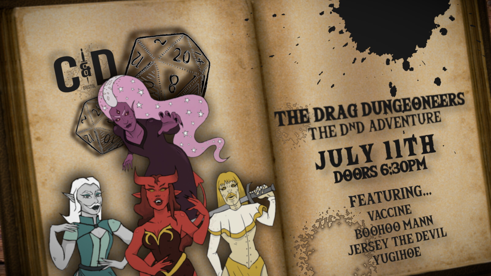 The Drag Dungeoneers at The Cloak and Dagger