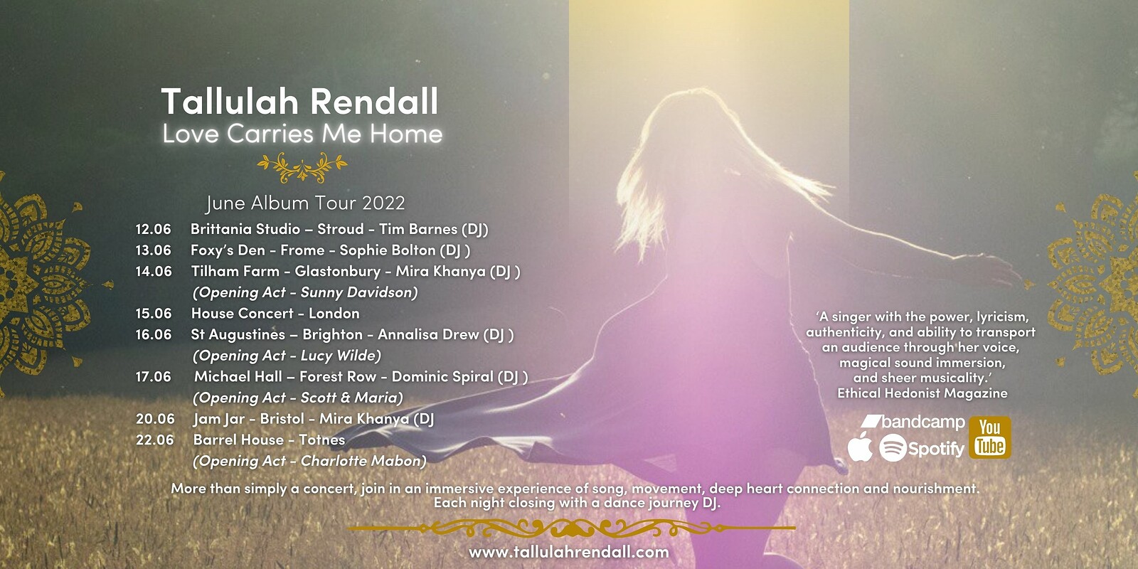Tallulah Rendall & Band + DJ Mira Khanya at The Jam Jar