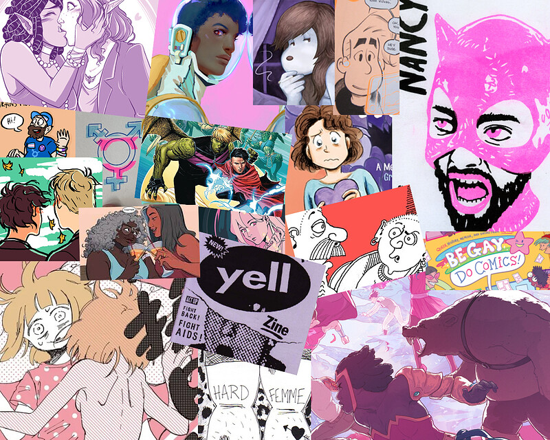 Lets Make Queer Comics at The Station