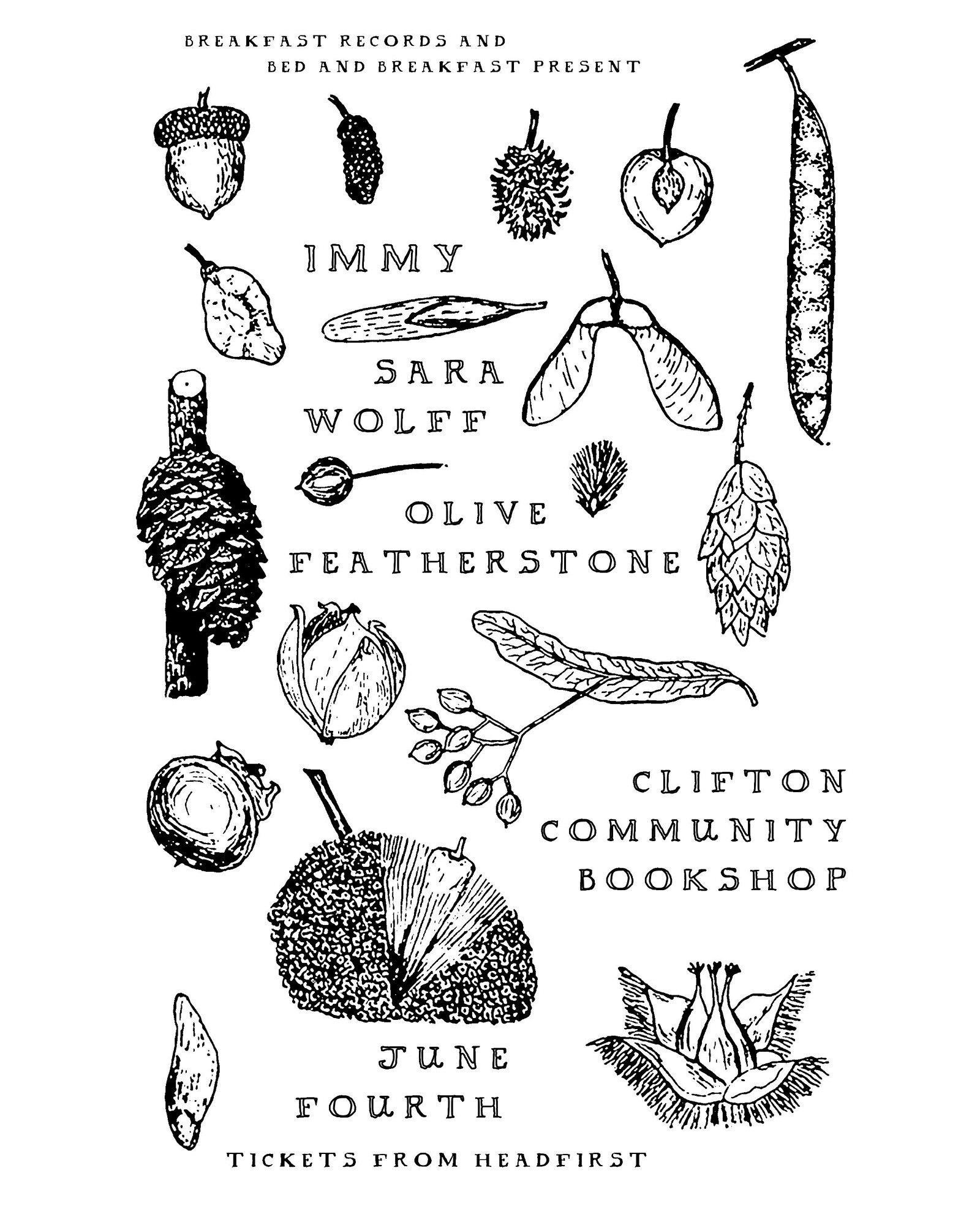 immy, Sara Wolff & OFeatherstone at Clifton Community Bookshop