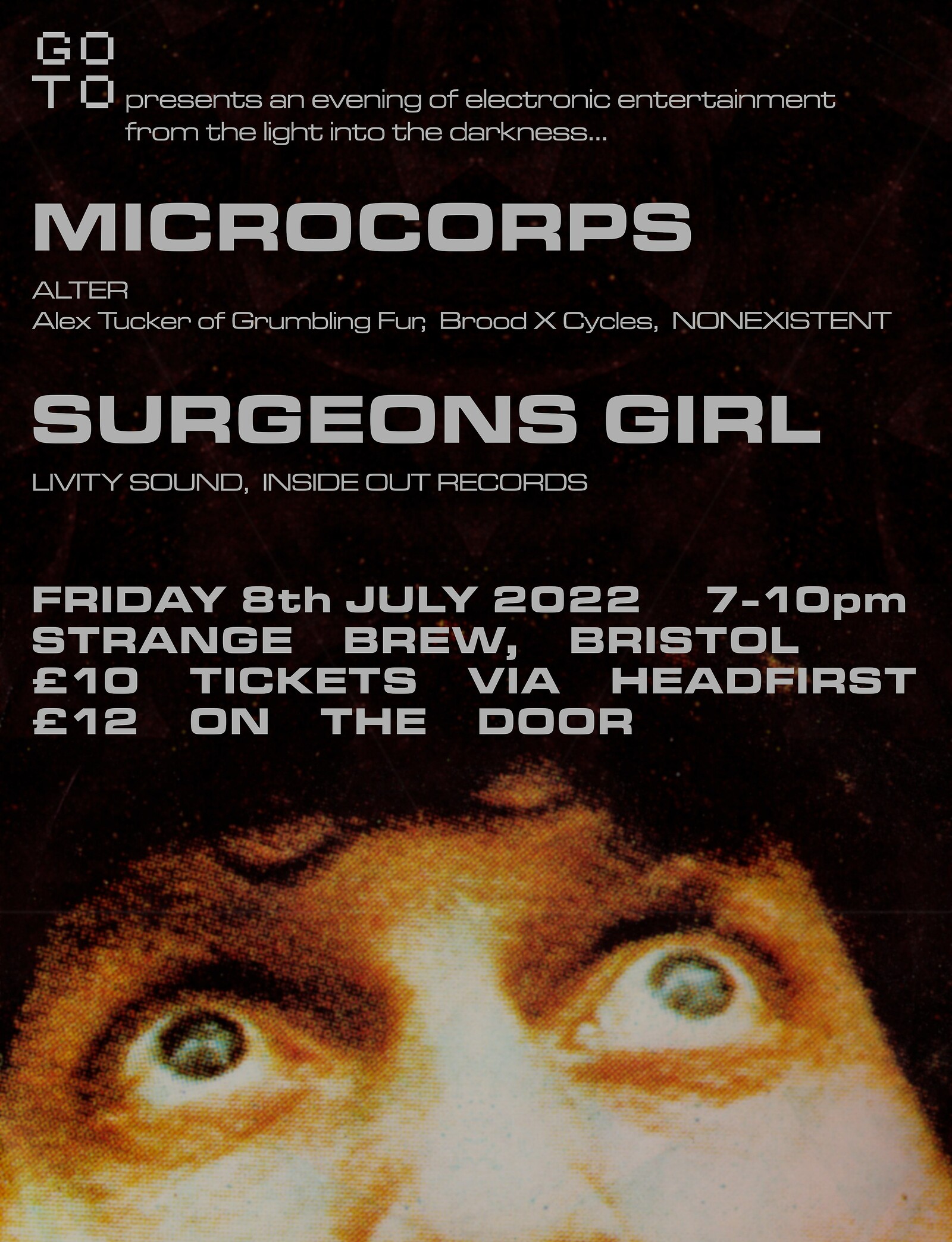 MICROCORPS and SURGEONS GIRL presented by GOTO at Strange Brew