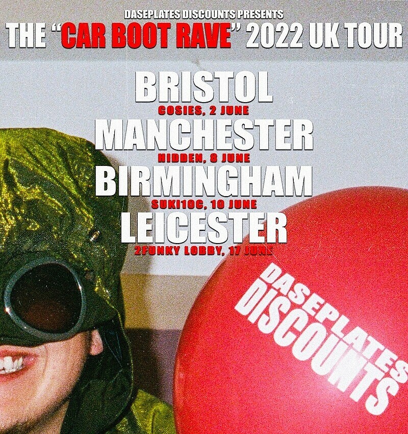 Daseplates Discounts - Car Boot Rave | Bristol at Cosies