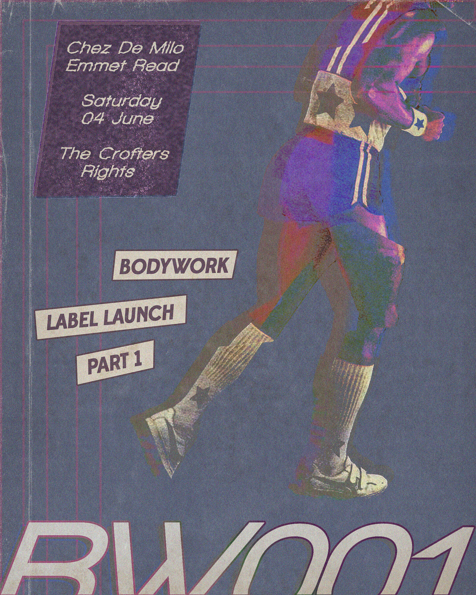 Bodywork Label Launch: Chez De Milo + Emmet Read at Crofters Rights