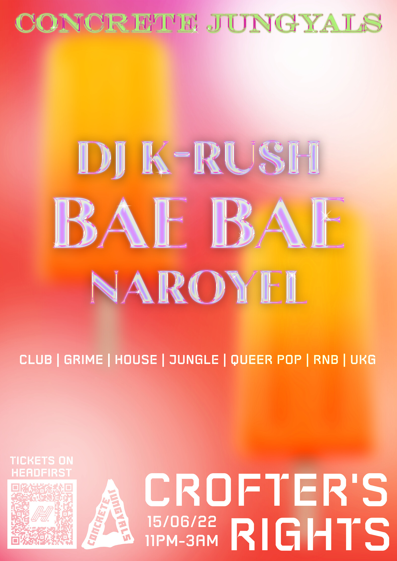 ✨CJ Presents: BAE BAE, Naroyel & K-Rush✨ at Crofters Rights