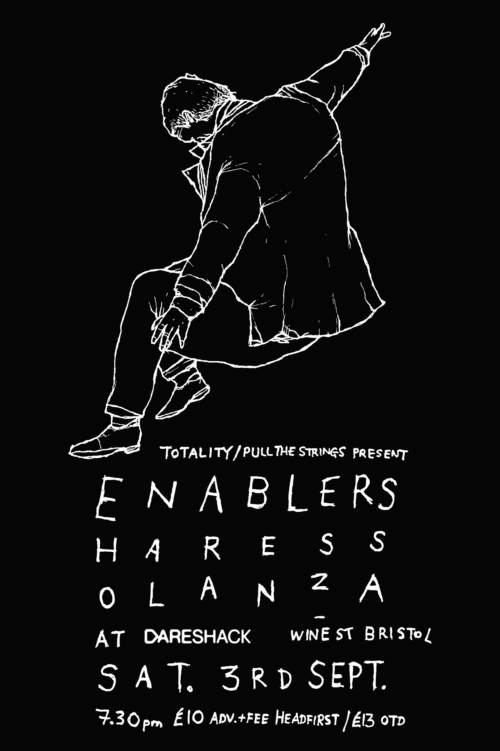 Totality / Pull The Strings Present Enablers at Dareshack