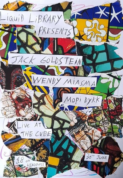 Jack Goldstein; Wendy Miasma; Mopi Dykk at The Cube