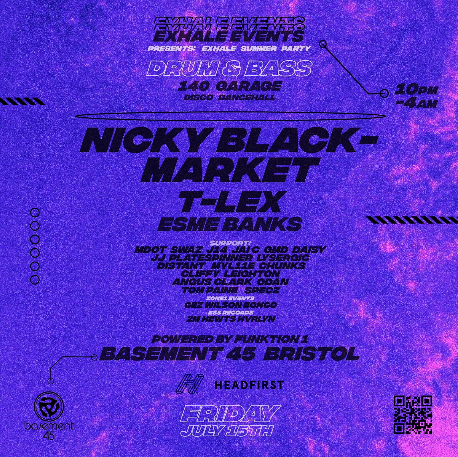 EXHALE SUMMER PARTY at Basement 45