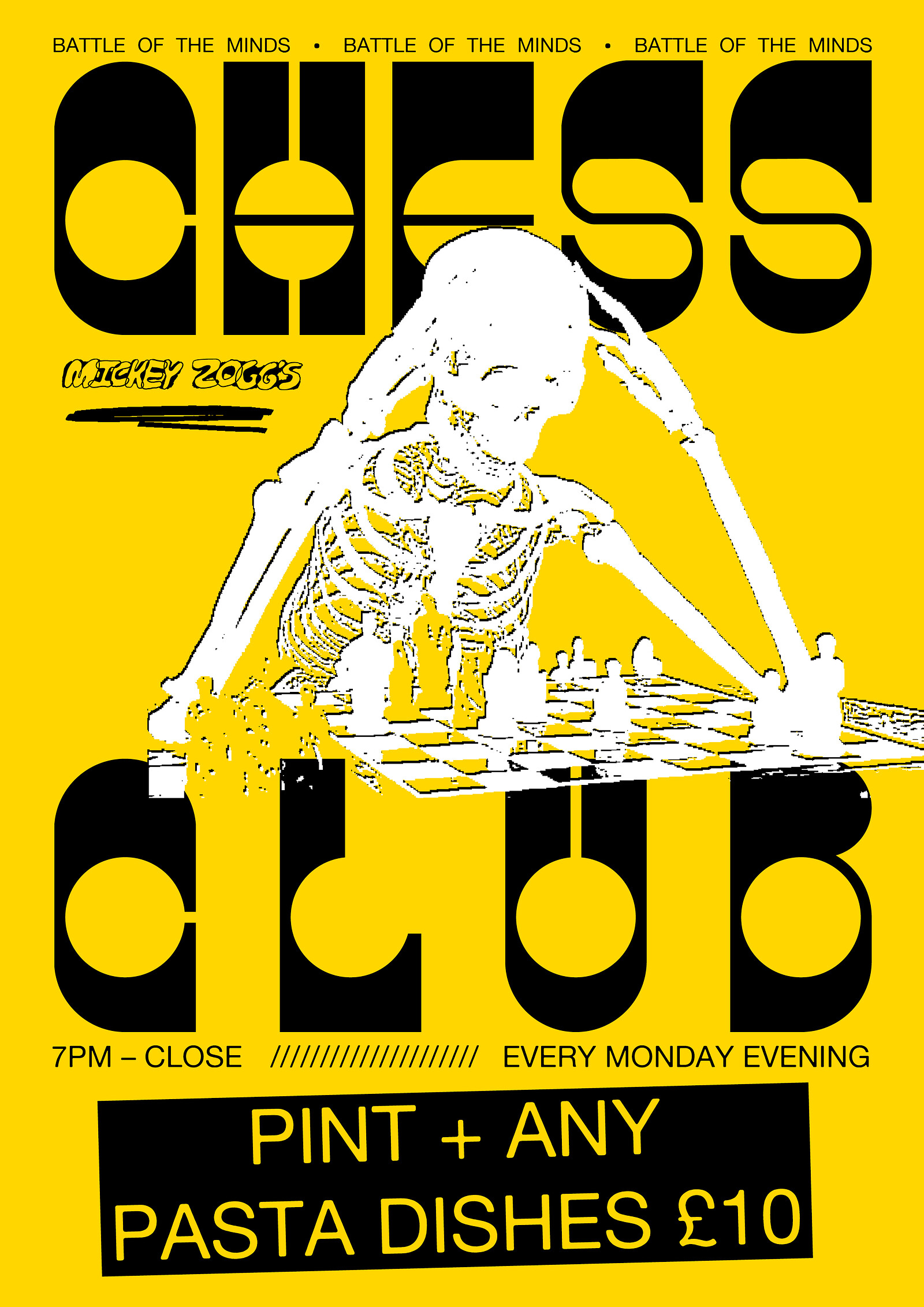 Chess Club Down at Mickey Zoggs