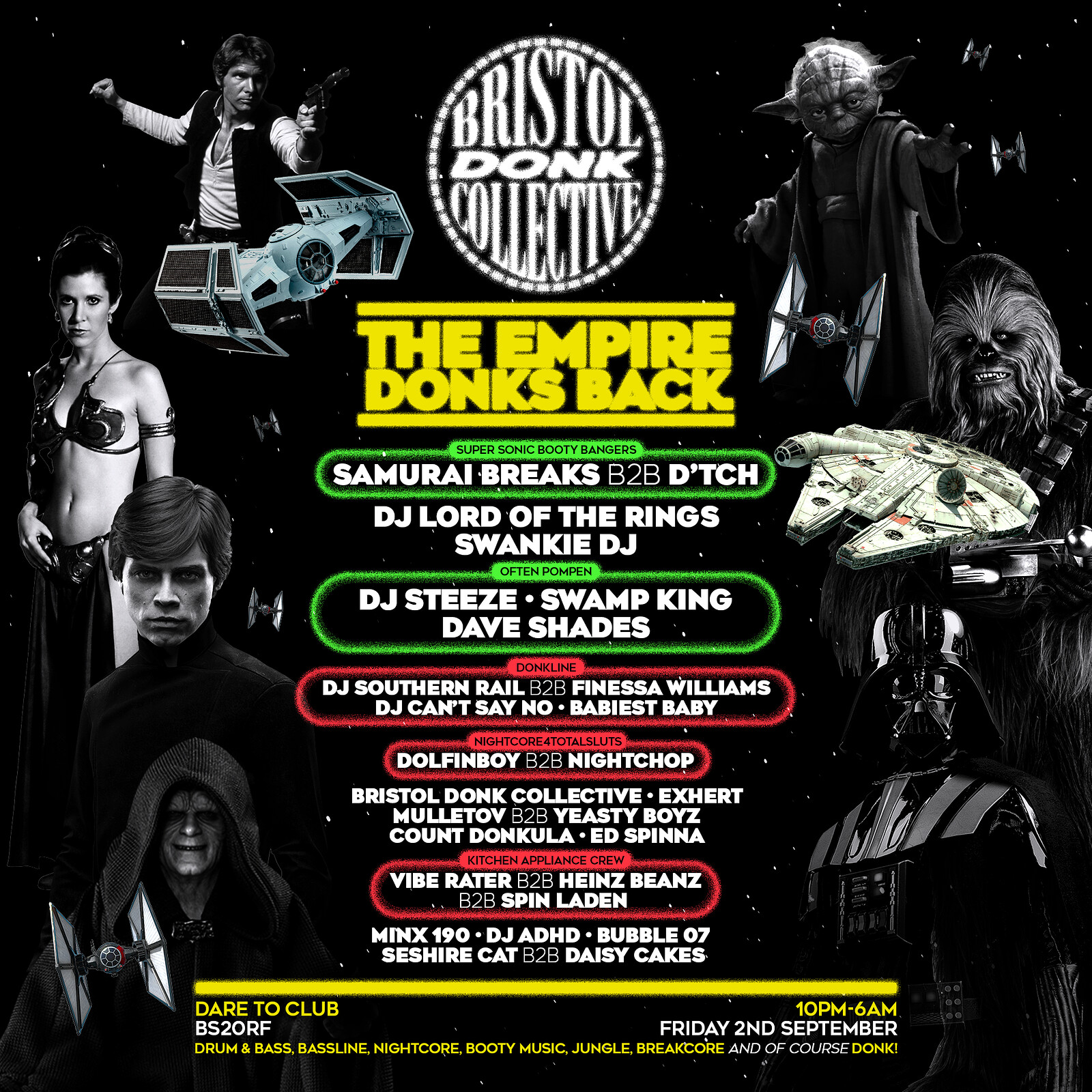 THE EMPIRE DONKS BACK - BRISTOL DONK COLLECTIVE at Dare to Club
