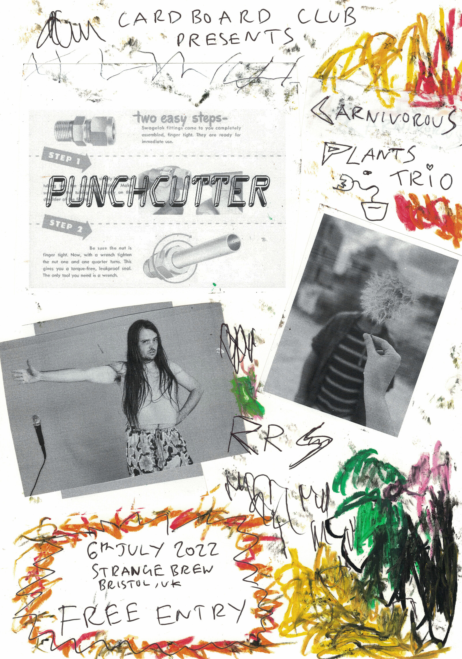 Cardboard Club w/ Punchcutter & more - FREE ENTRY at Strange Brew