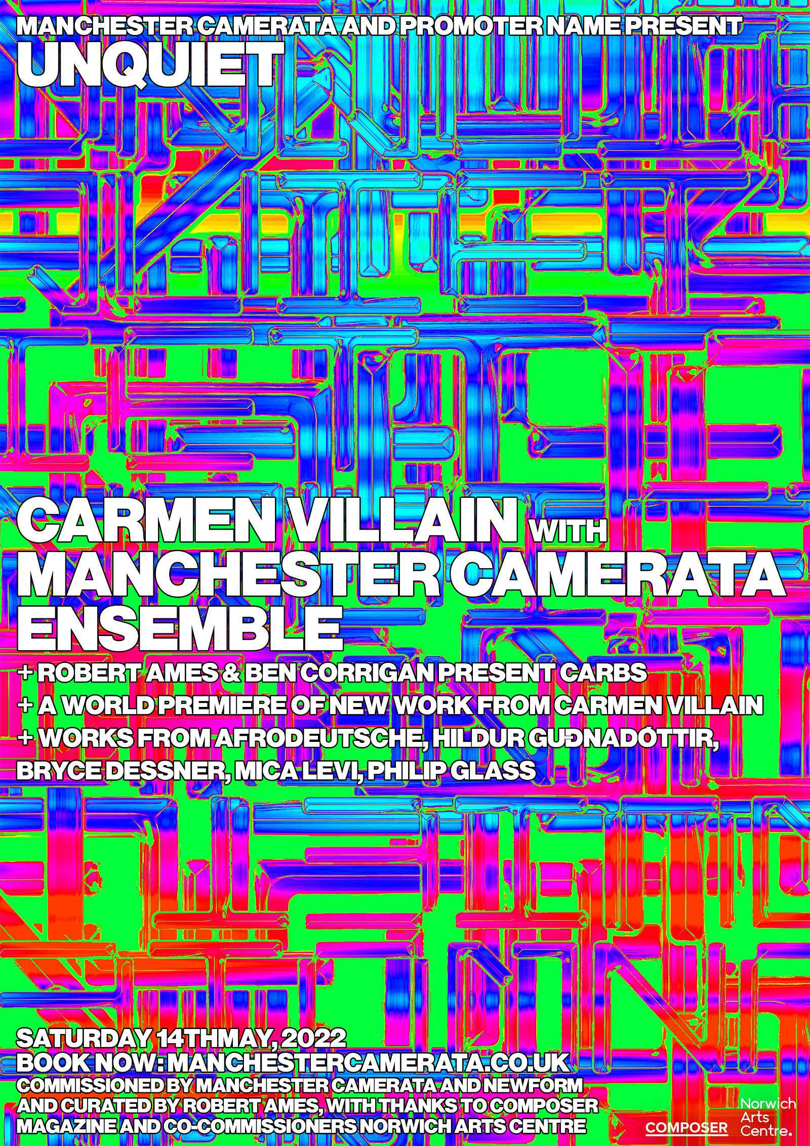 Unquiet - Carmen Villain and Manchester Camerata at Unquiet - Carmen Villain and Manchester Camerata Ensemble