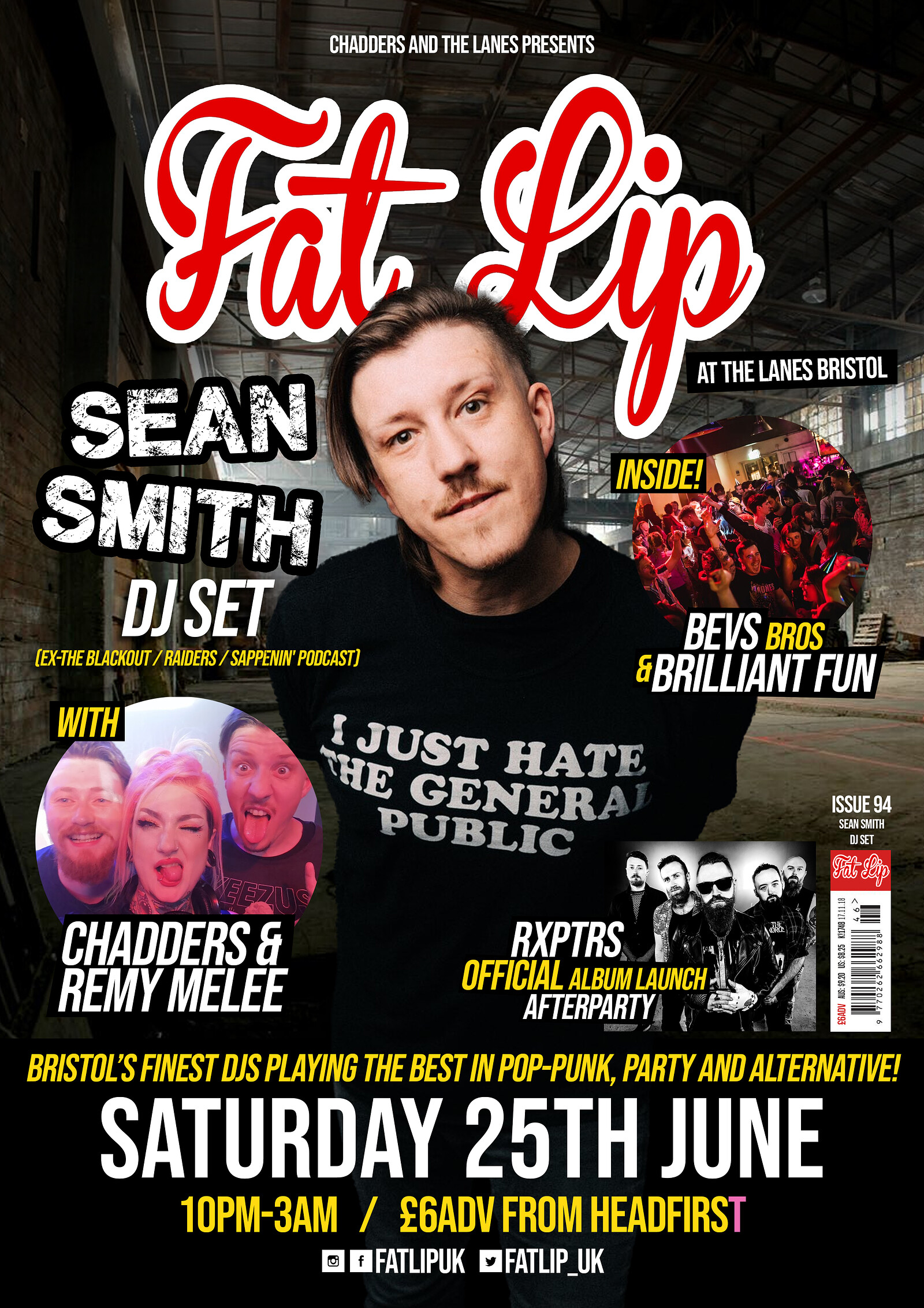 ★ FAT LIP ★ ft. Sean Smith DJ Set at The Lanes